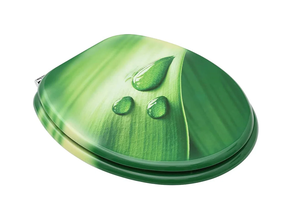 Sedile WC sedile WC con coperchio in MDF gocce d'acqua 02_0002929