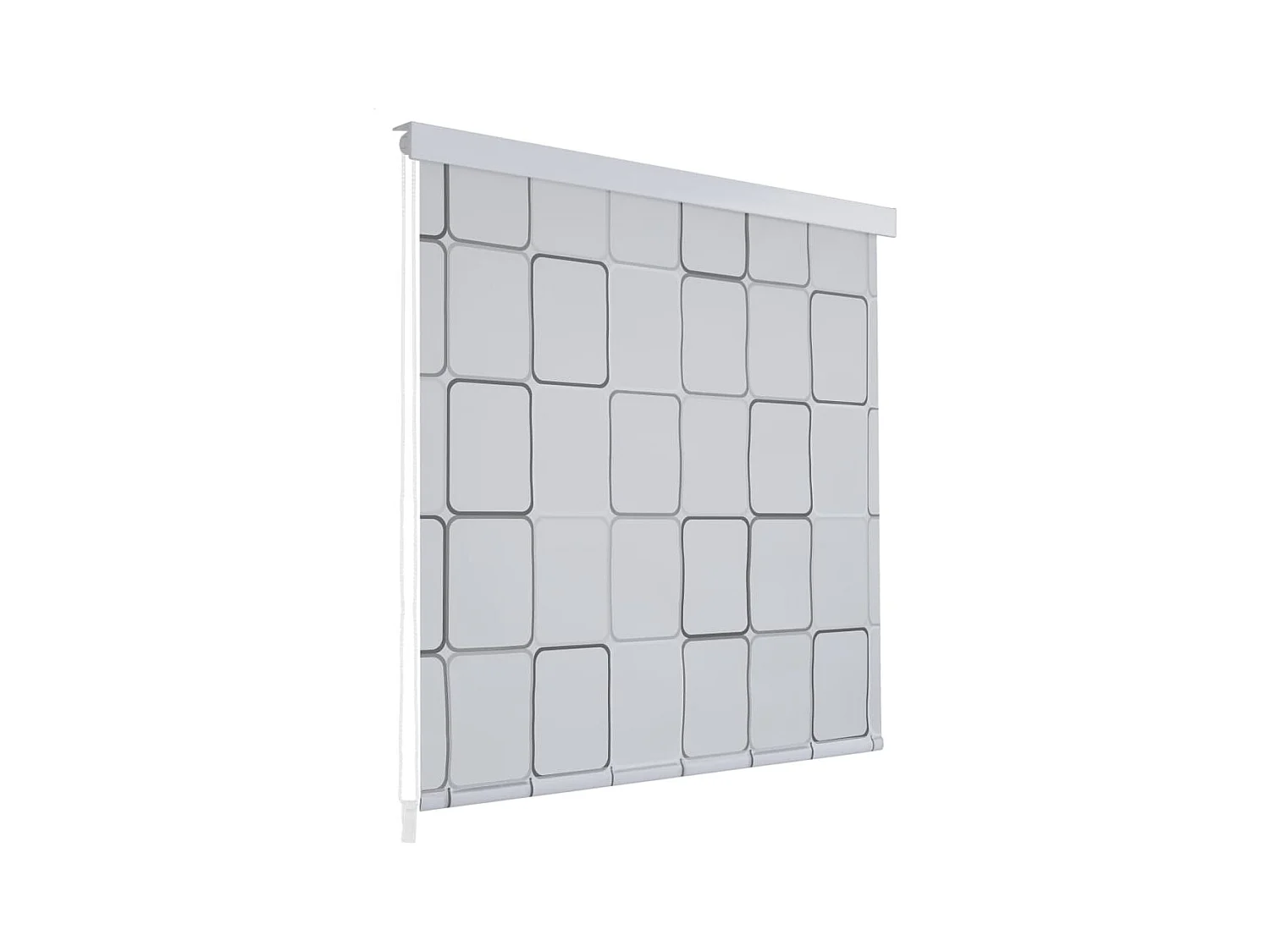 Tenda a rullo per doccia 80 x 240 cm quadrata 02_0005642