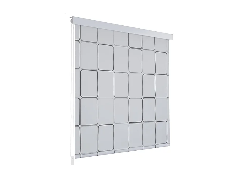 Cortina de enrolar para chuveiro 80 x 240 cm quadrada 02_0005642