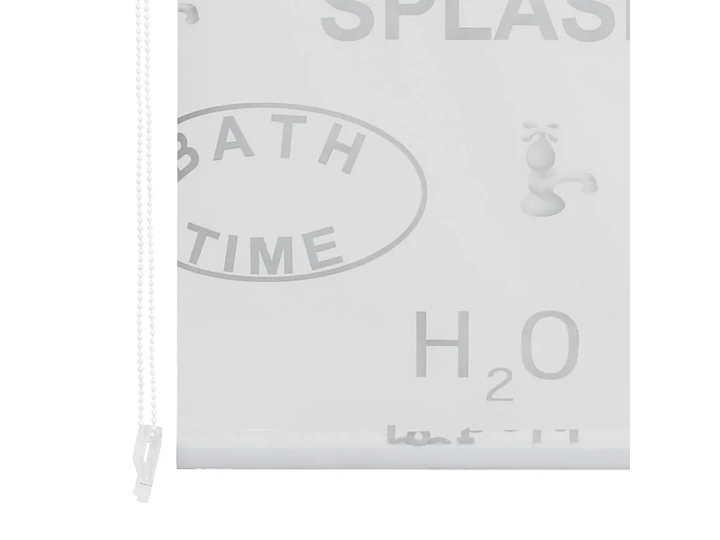 Tenda a rullo per doccia 160x240 cm schizzi bianchi 02_0005551