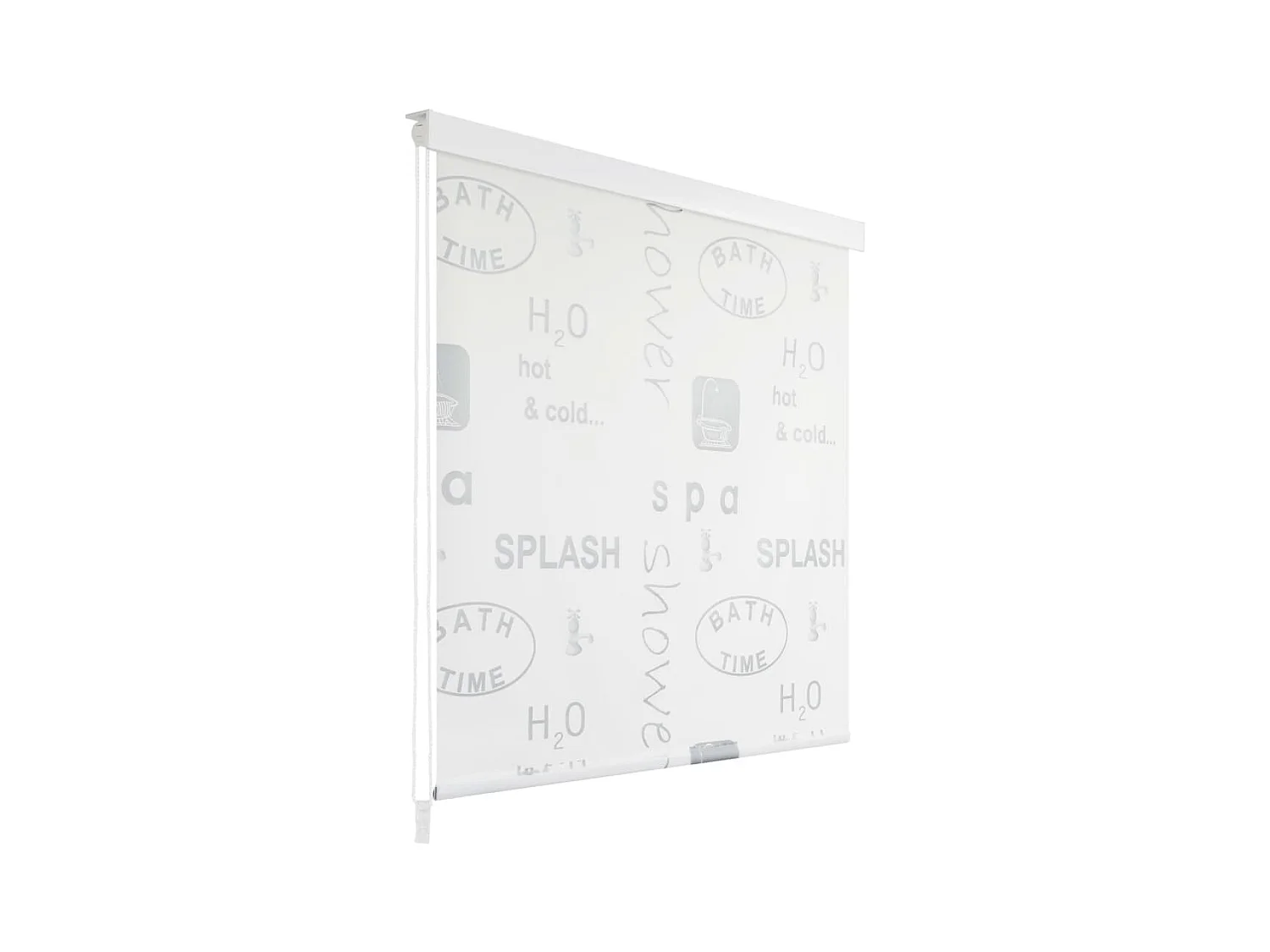 Persiana enrollable para ducha 160x240 cm salpicaduras blanco 02_0005551