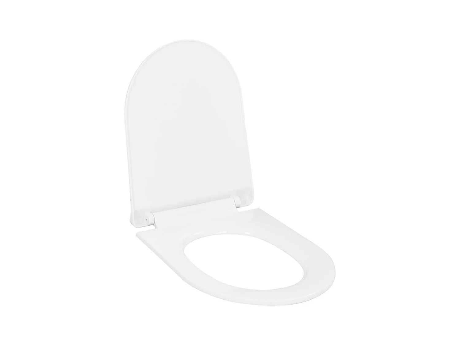 Assento de vaso sanitário com fechamento macio, tigela, assento de vaso sanitário, casa, restaurante, loja, hotel, branco 02_0002908