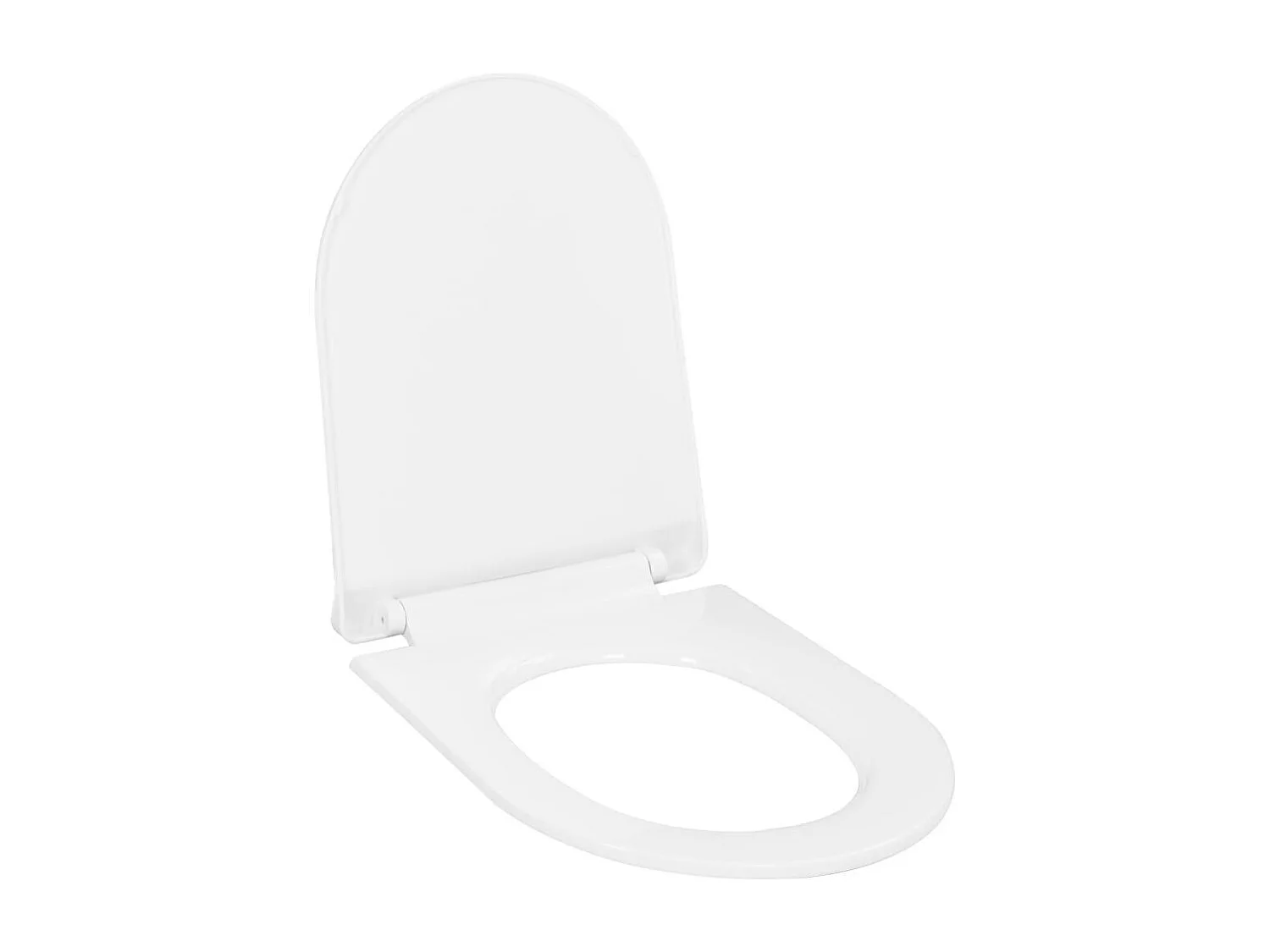 Assento de vaso sanitário com fechamento macio, tigela, assento de vaso sanitário, casa, restaurante, loja, hotel, branco 02_0002908