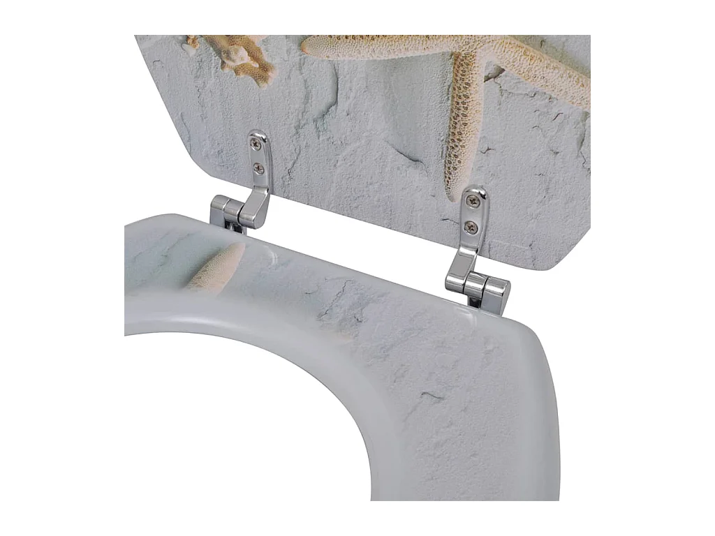 Tapa de inodoro con tapa MDF estrella de mar 02_0002882