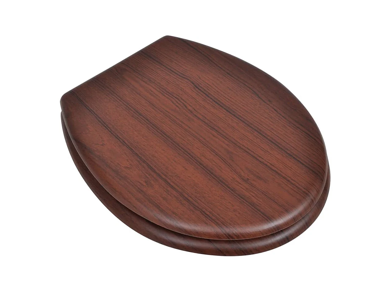 Sedile WC con coperchio MDF Design semplice marrone 02_0002880