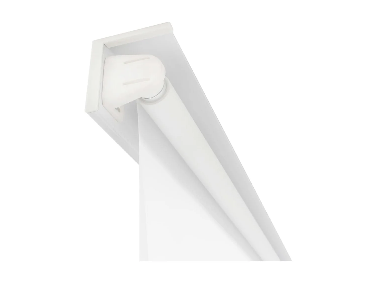 Tenda a rullo per doccia 100 x 240 cm bianco 02_0005561