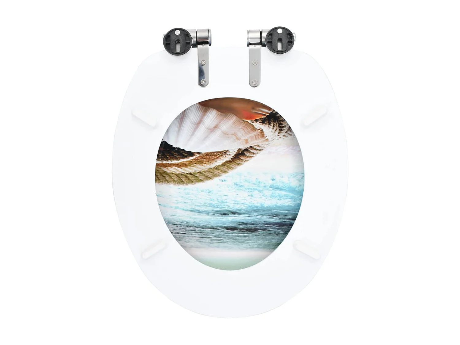 Asiento de inodoro MDF Carcasa de tapa con cierre suave 02_0002894