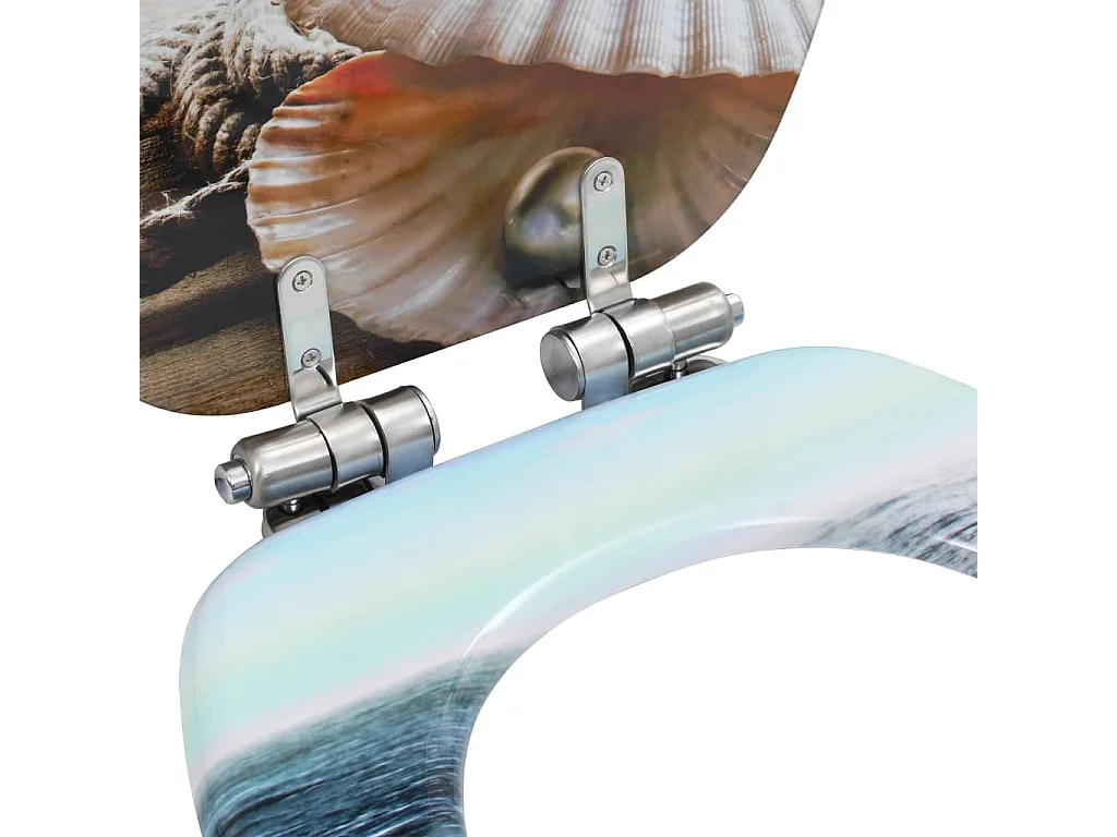 Asiento de inodoro MDF Carcasa de tapa con cierre suave 02_0002894