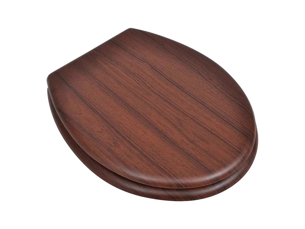 Assentos sanitários com tampas 2 peças MDF Marrom 02_0002946