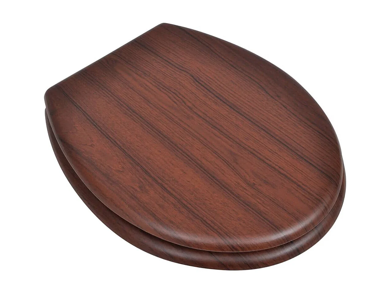 Tapas de inodoro con funda 2 piezas MDF Marrón 02_0002946