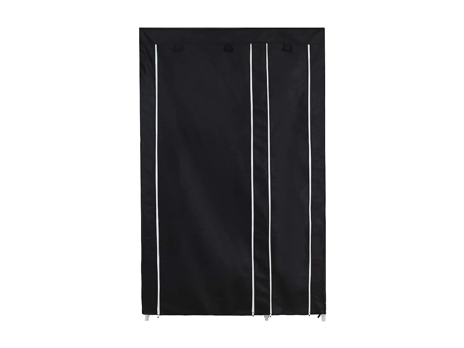 Armoire penderie pliable vêtements noire 110 x 45 x 175 cm 12_0000198