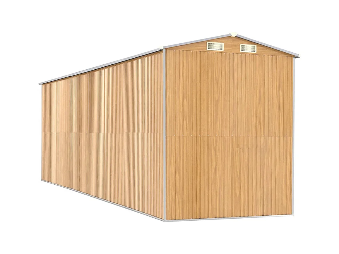 Abri de jardin cabane marron 192 x 606 x 223 cm 02_0022307