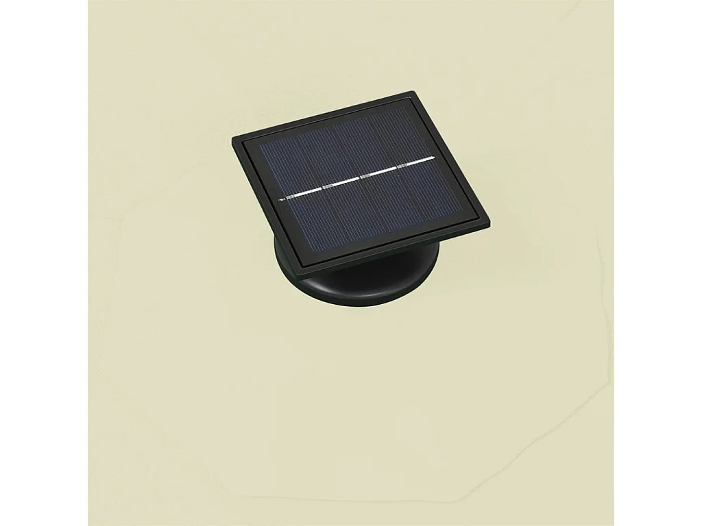 Guarda-sol de parede com haste metálica e LED 300 cm areia 02_0008694