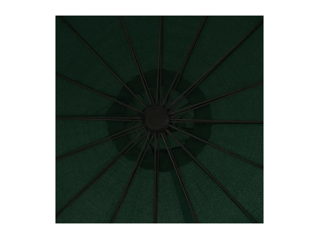 Ombrellone a sospensione 3 m alluminio verde 02_0008729
