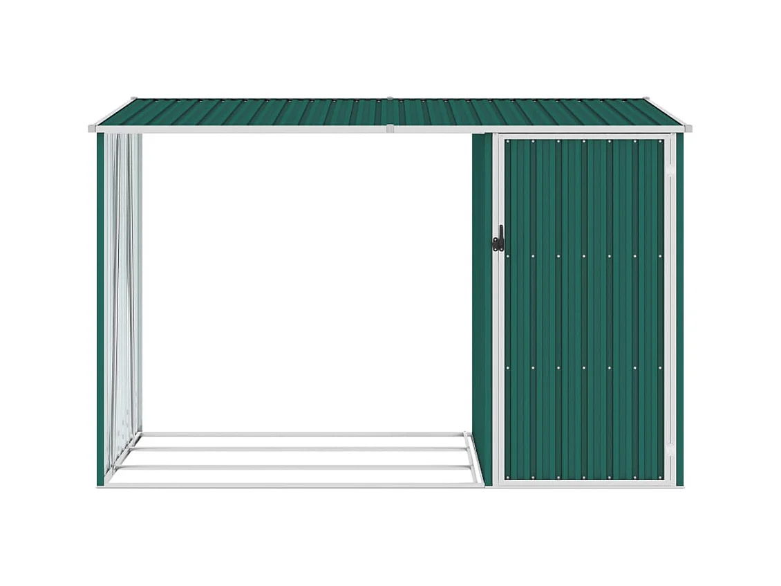 Abri à bois de marron 245 x 98 x 148 cm 02_0022399