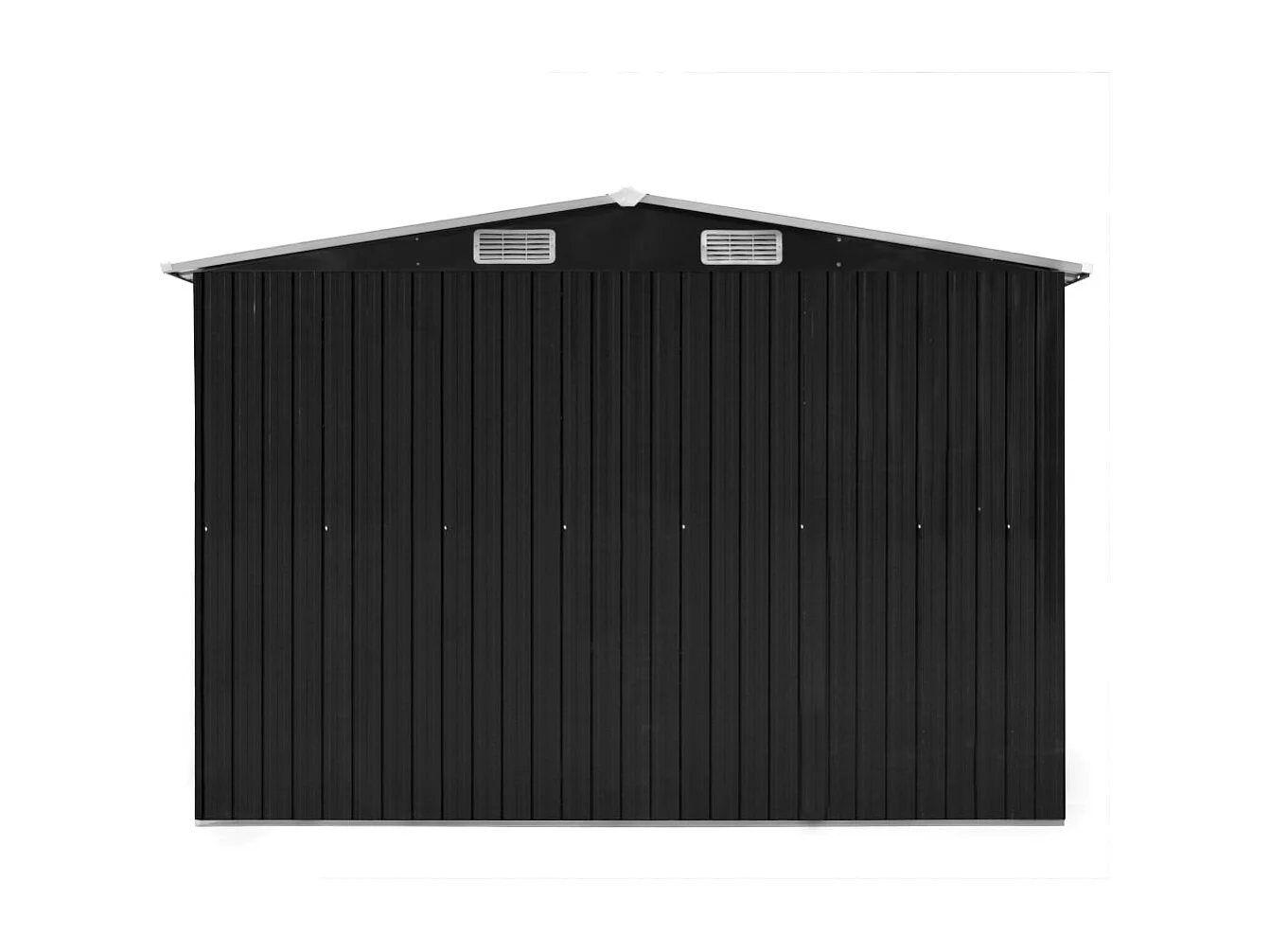 Abri de jardin cabane métal argentée 257 x 580 x 181 cm 02_0022174