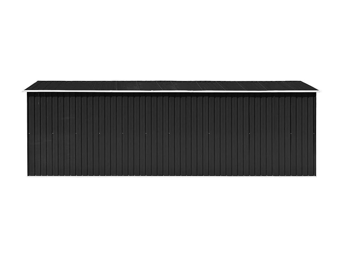 Abri de jardin cabane métal argentée 257 x 580 x 181 cm 02_0022174