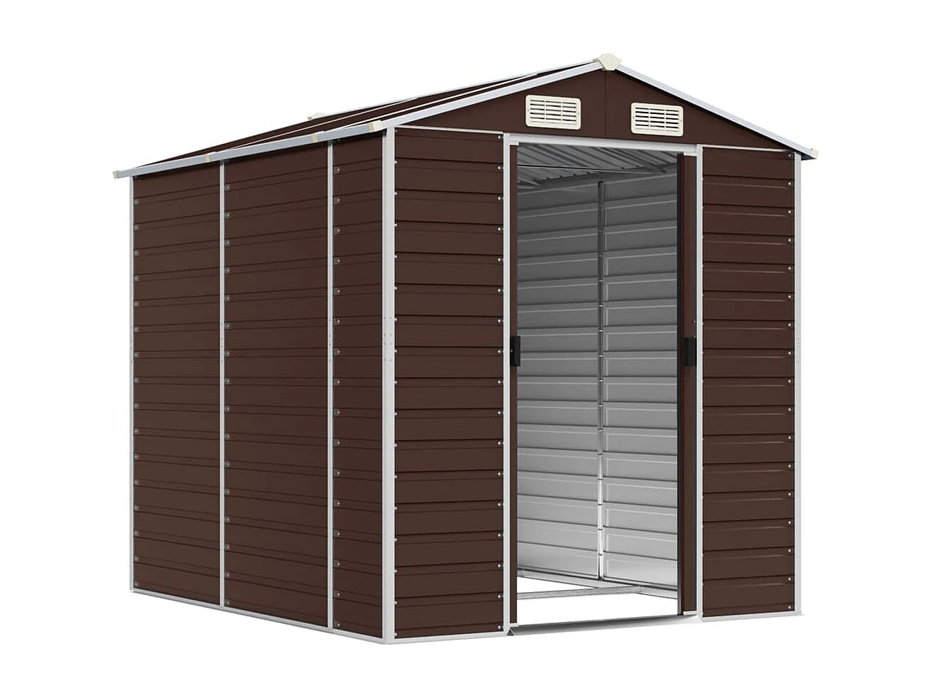 Abri de jardin cabane marron 191 x 215 x 198 cm 02_0022269