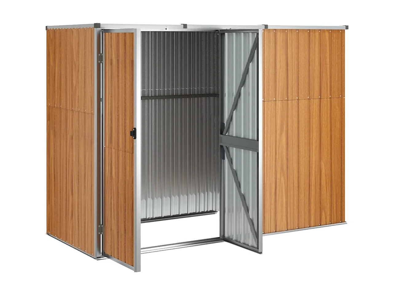 Abri de jardin cabane marron 225 x 89 x 161 cm 02_0022422