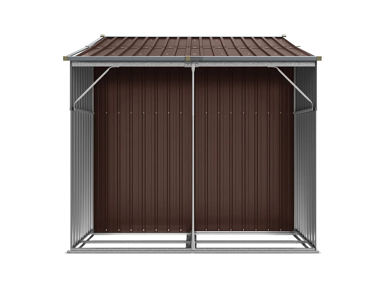 Abri de jardin cabane marron 277 x 192.5 x 179 cm 02_0022283