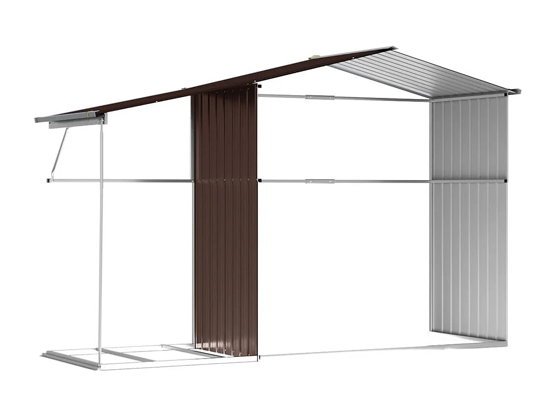 Abri de jardin cabane marron 277 x 192.5 x 179 cm 02_0022283