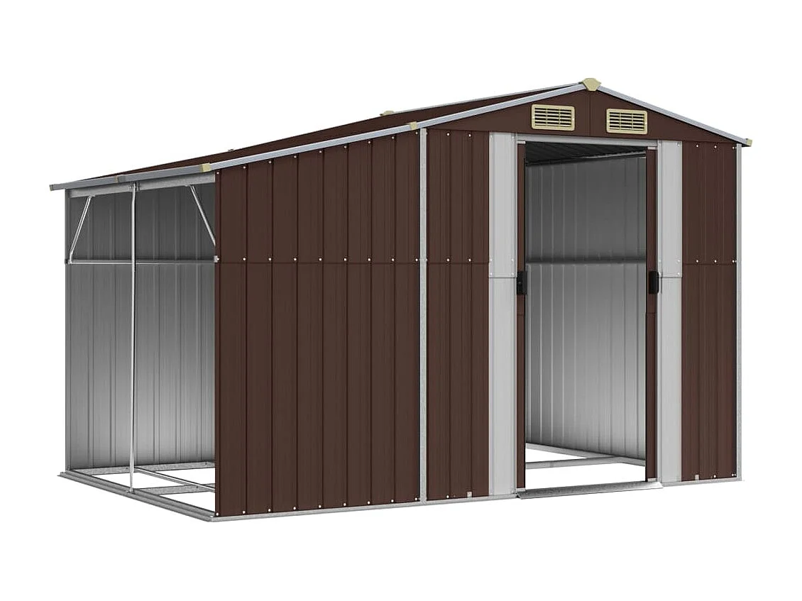 Abri de jardin cabane marron 277 x 192.5 x 179 cm 02_0022283