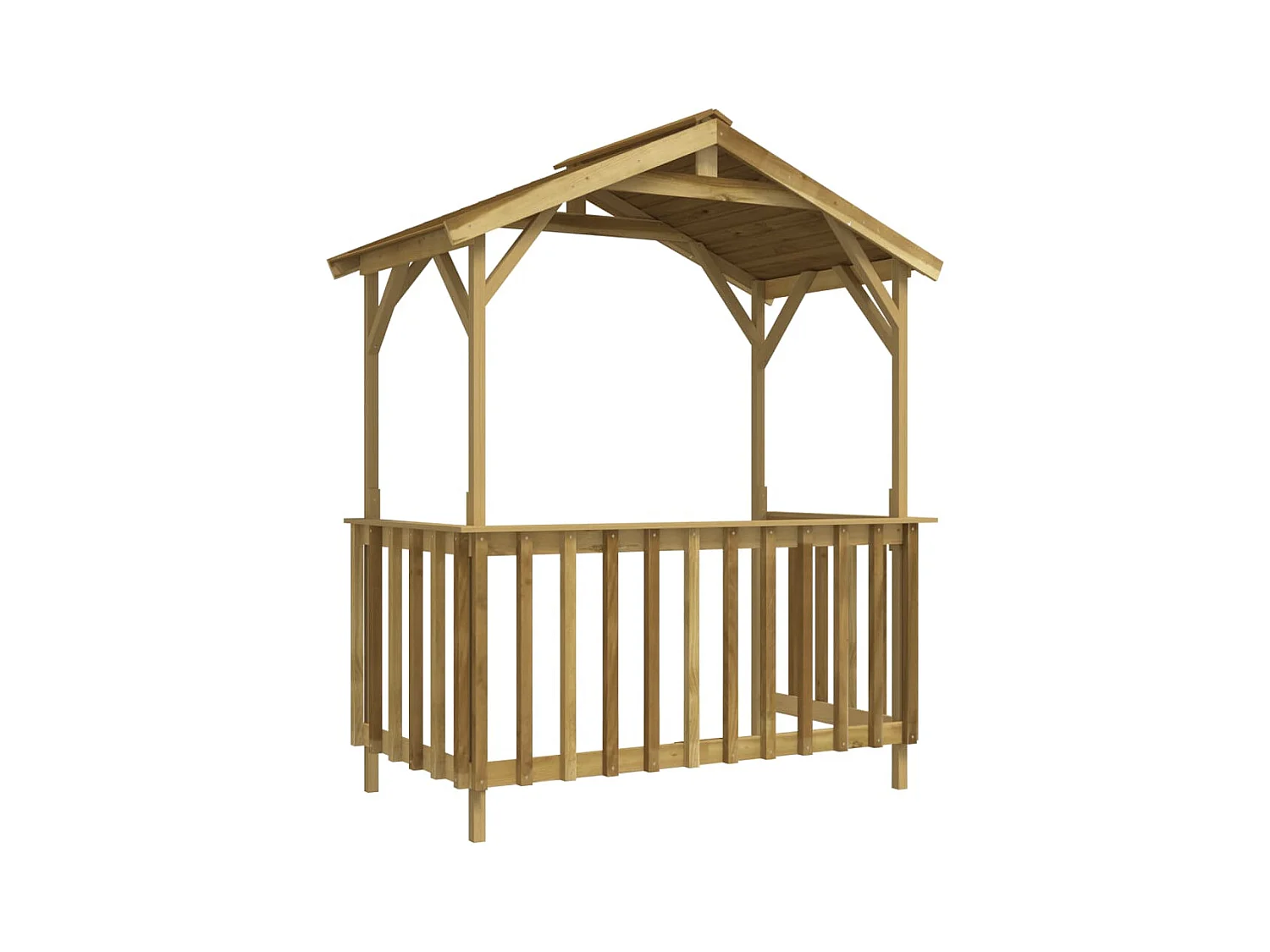 Abri de barbecue 163,5 bois marron 163.5 x 93 x 210 cm 02_0022159