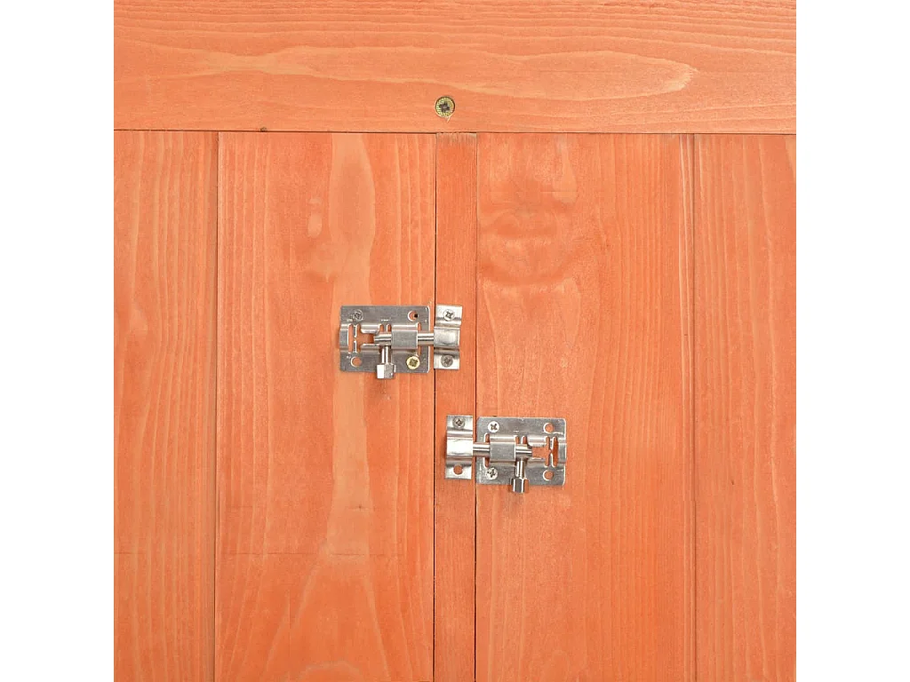 Galpão de jardim galpão de cabana galpão de armazenamento galpão externo galpão de ferramentas robusto 71 x 60 x 213 cm madeira marrom 02_0022178