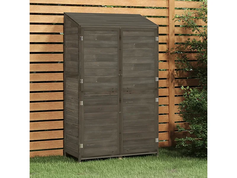 Caseta de jardín 102 x 52 x 1745 cm madera maciza de abeto antracita 02_0044046