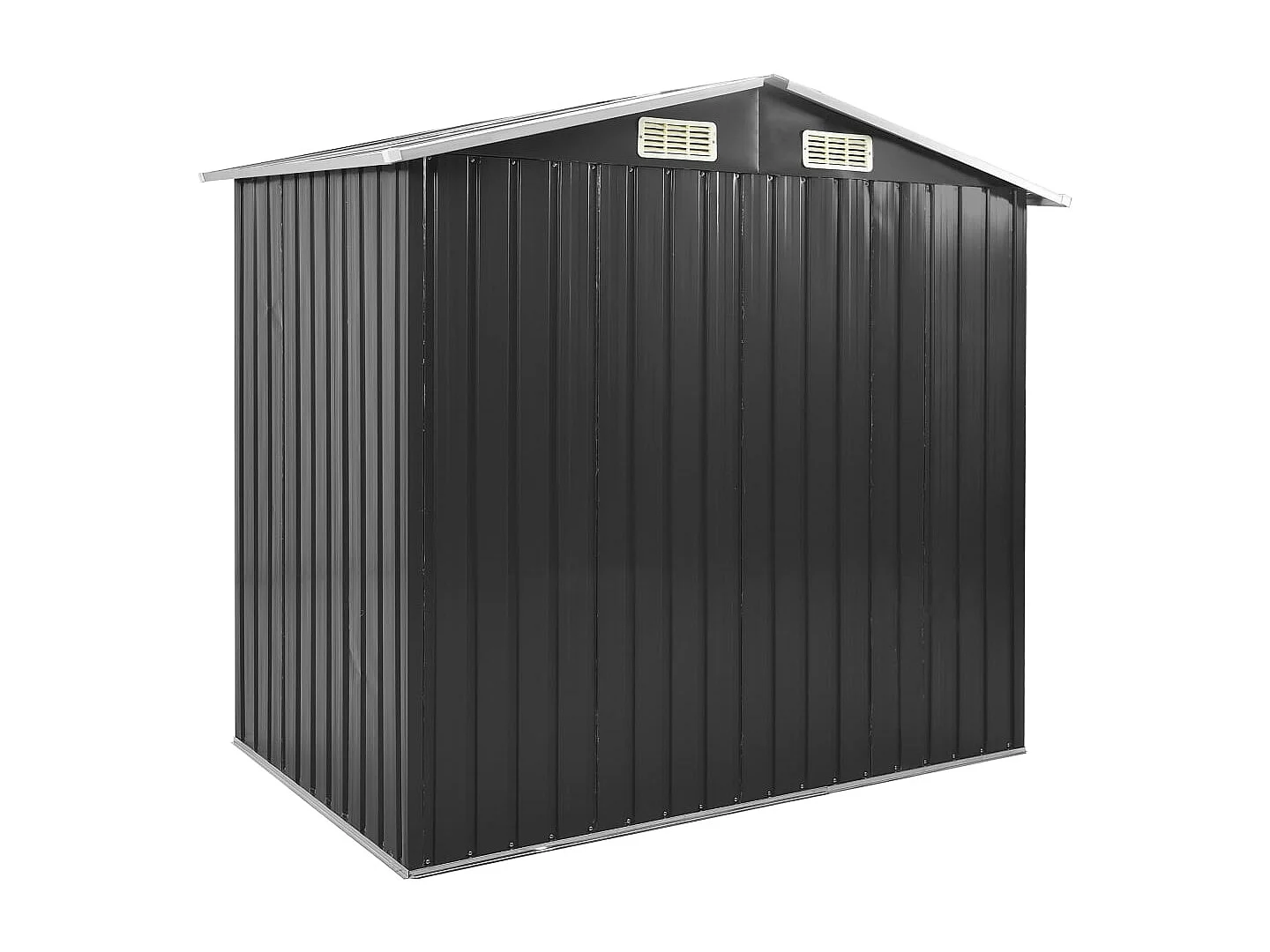Abri de jardin cabane grise 205 x 130 x 183 cm 02_0022222