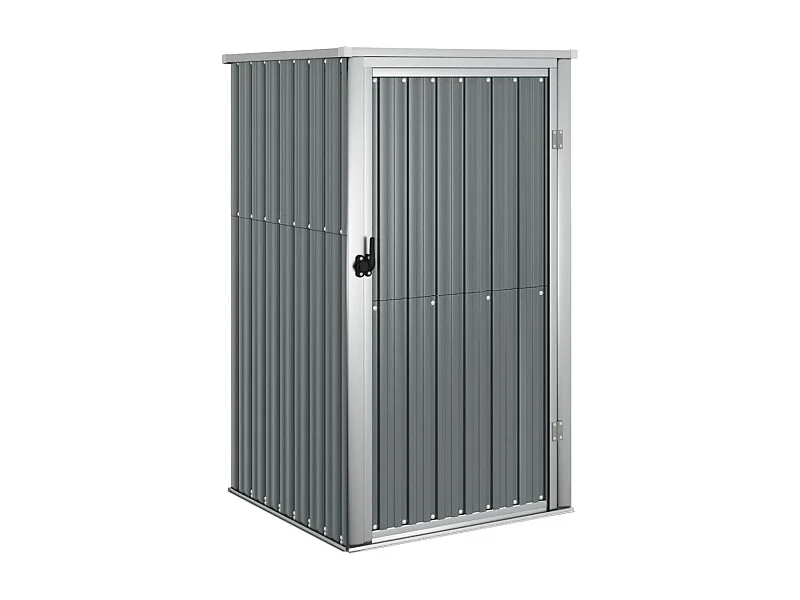 Abri de jardin cabane grise 88 x 89 x 161 cm 02_0022418