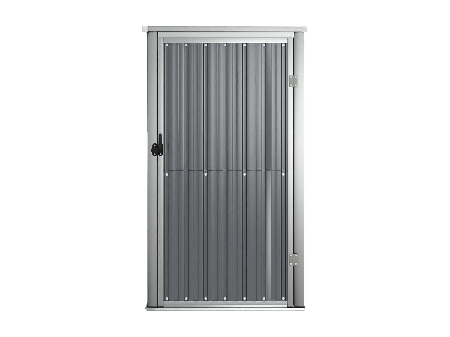 Abri de jardin cabane grise 88 x 89 x 161 cm 02_0022418