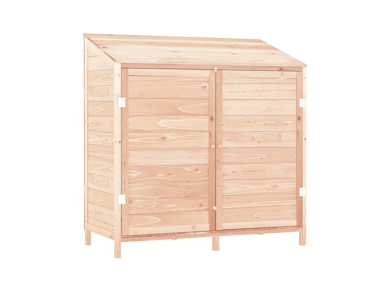 Casetta da giardino 102 x 52 x 112 cm in legno massello di abete marrone 02_0044039