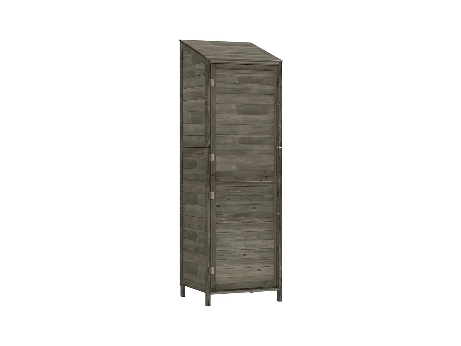 Casetta da giardino 55 x 52 x 1745 cm in legno massello di abete antracite 02_0044052