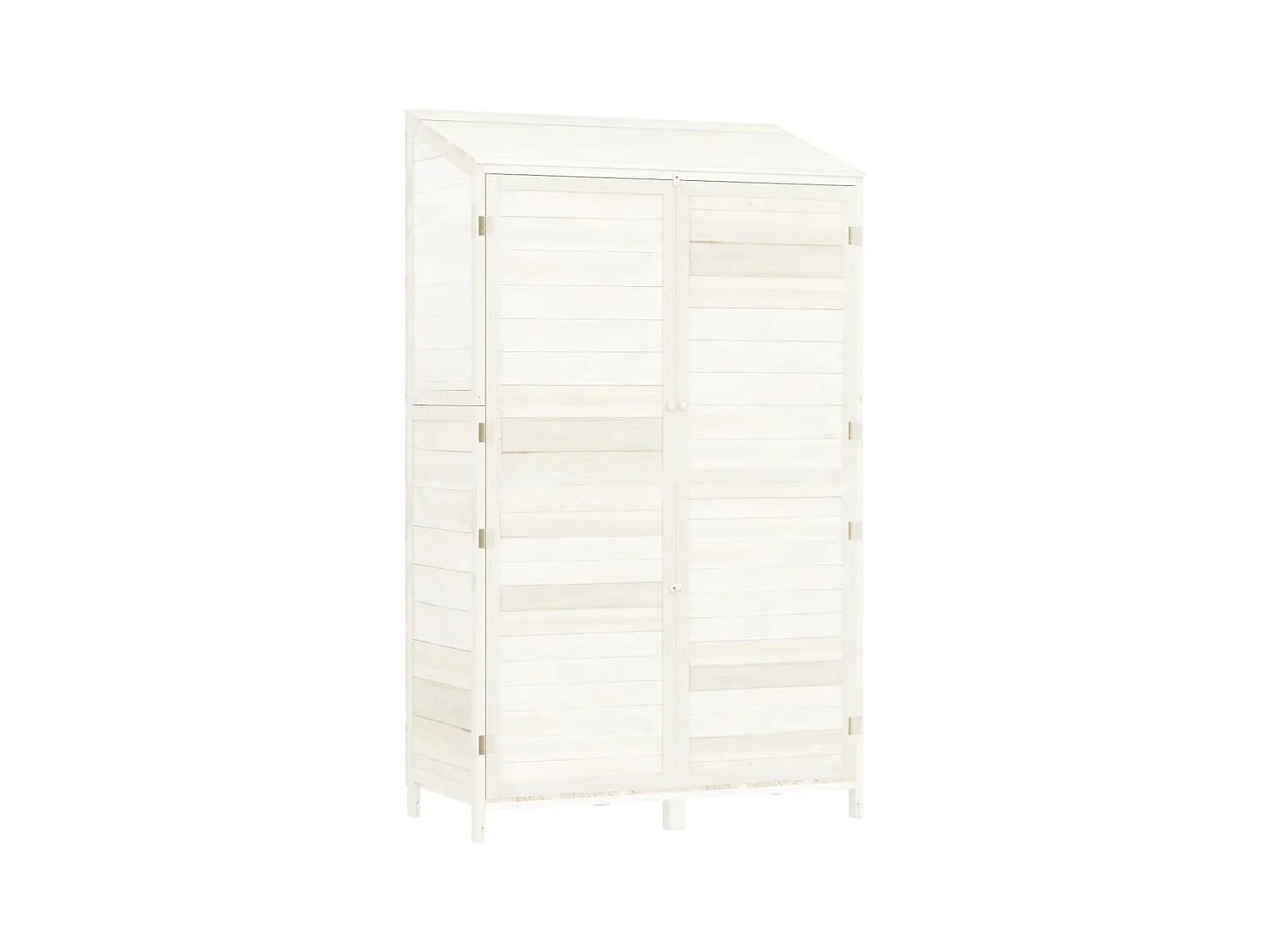 Caseta de jardín 102 x 52 x 1745 cm madera maciza de abeto blanco 02_0044044