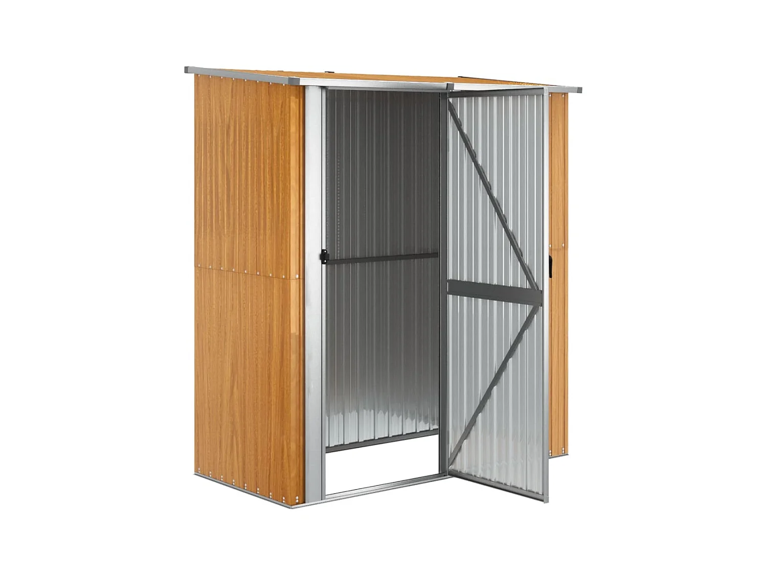 Abri de jardin cabane marron 180.5 x 97 x 209.5 cm 02_0022160