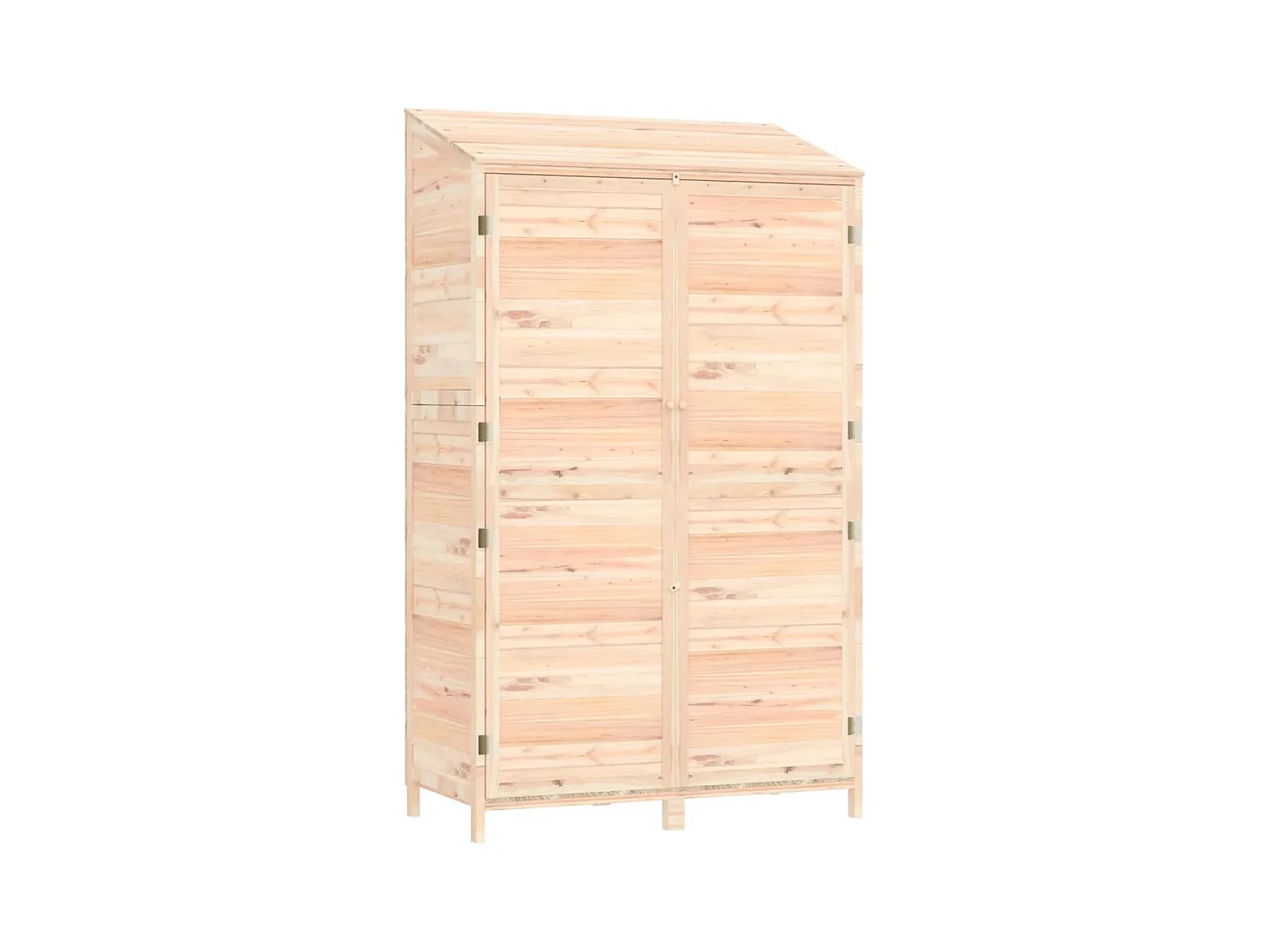 Casetta da giardino 102 x 52 x 1745 cm in legno massello di abete marrone 02_0044043