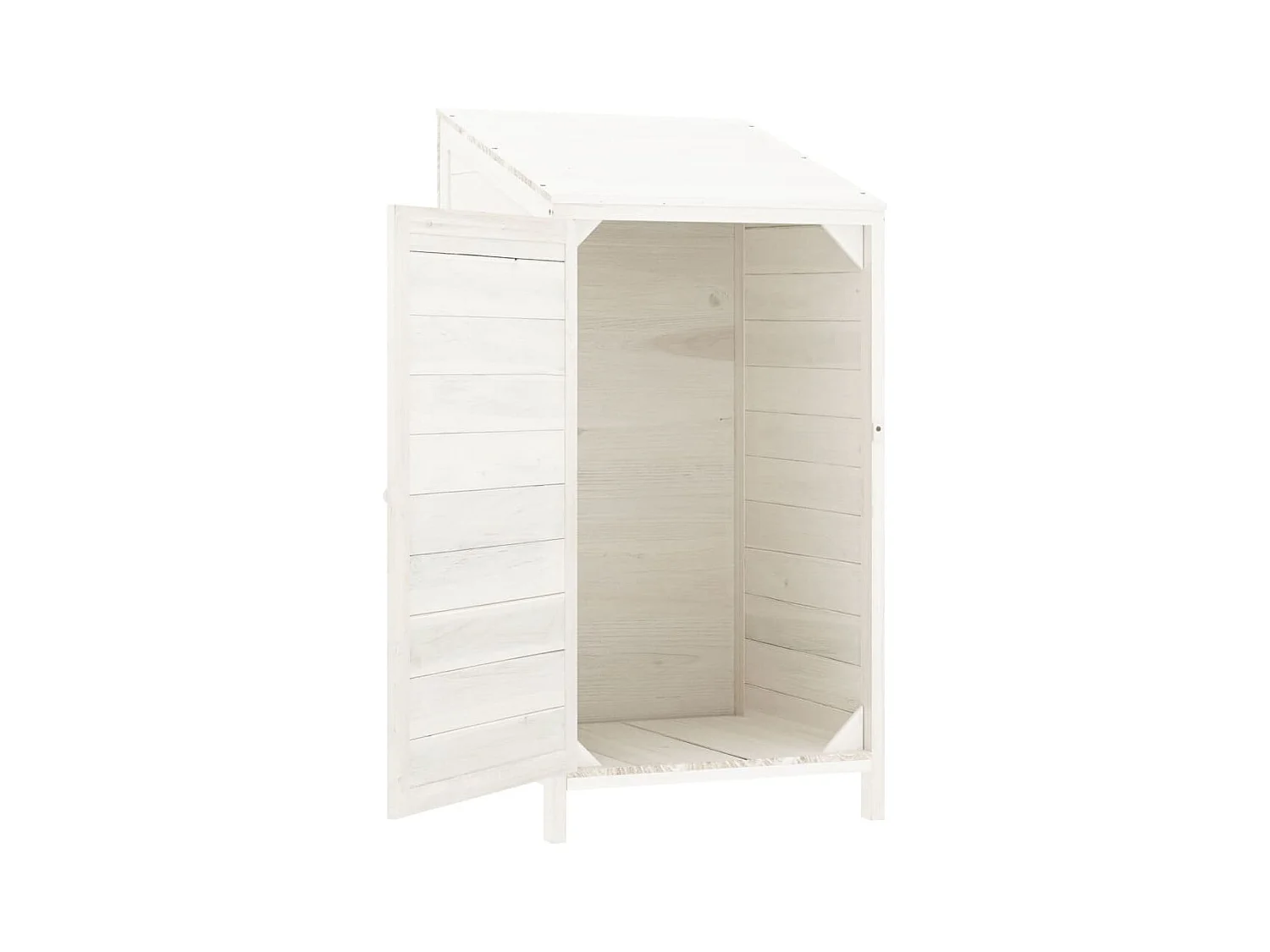 Caseta de jardín 55 x 52 x 112 cm madera maciza de abeto blanco 02_0044049