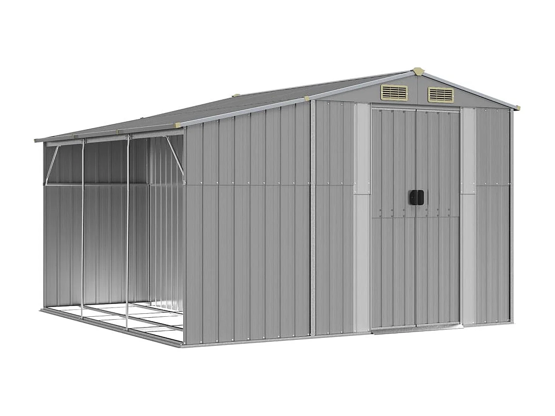 Abri de jardin cabane grise 277 x 279 x 179 cm 02_0022237