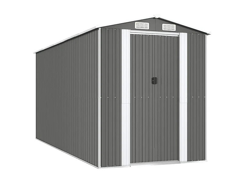 Abri de jardin cabane grise 192 x 440 x 223 cm 02_0022258