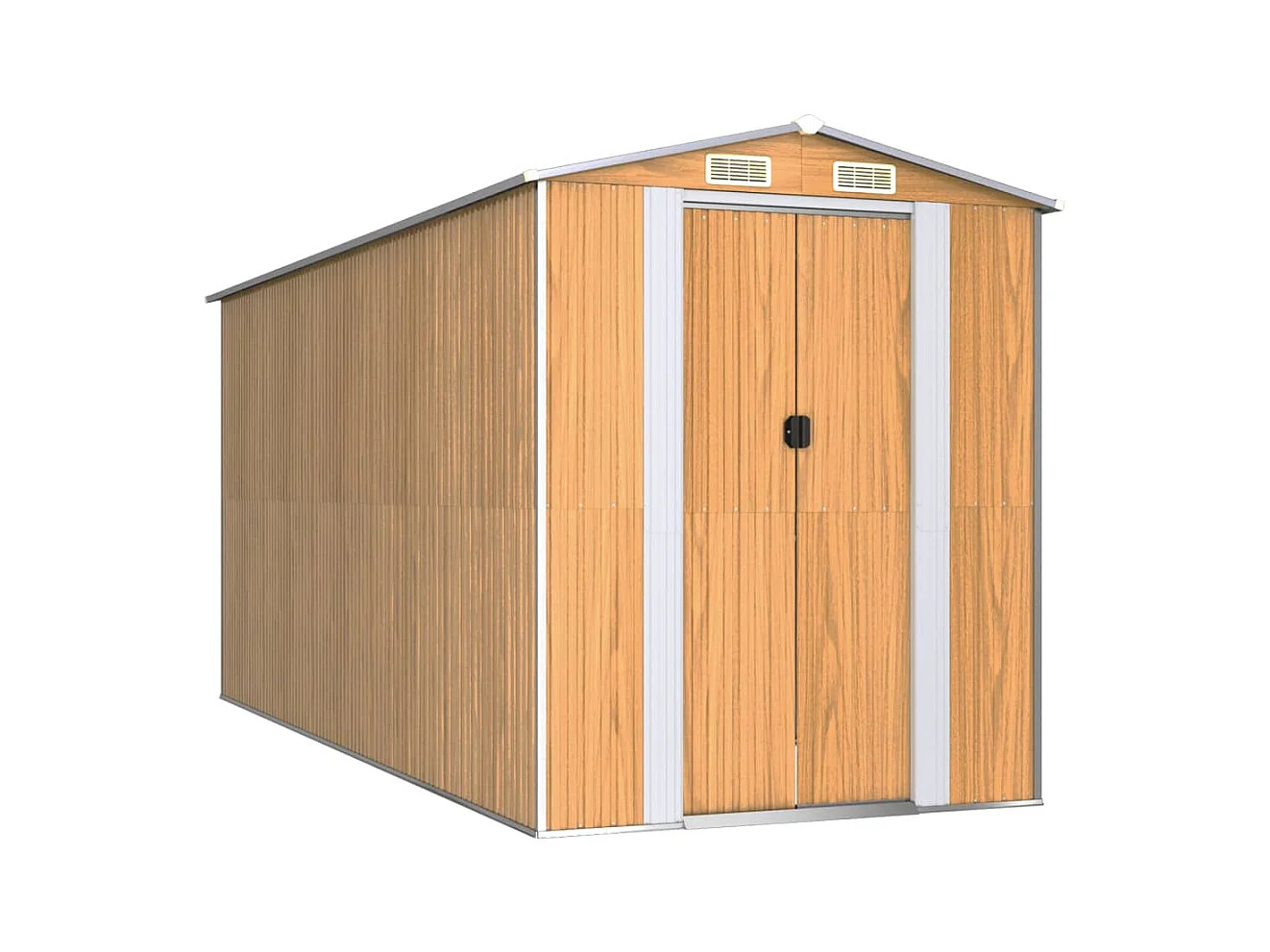 Abri de jardin cabane marron 192 x 440 x 223 cm 02_0022305