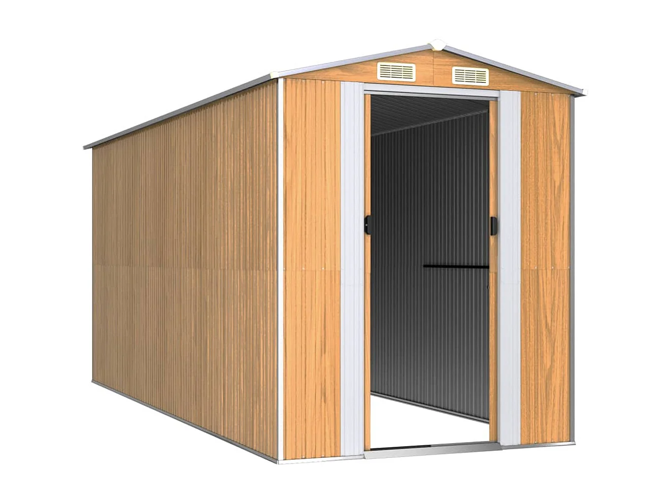 Abri de jardin cabane marron 192 x 440 x 223 cm 02_0022305