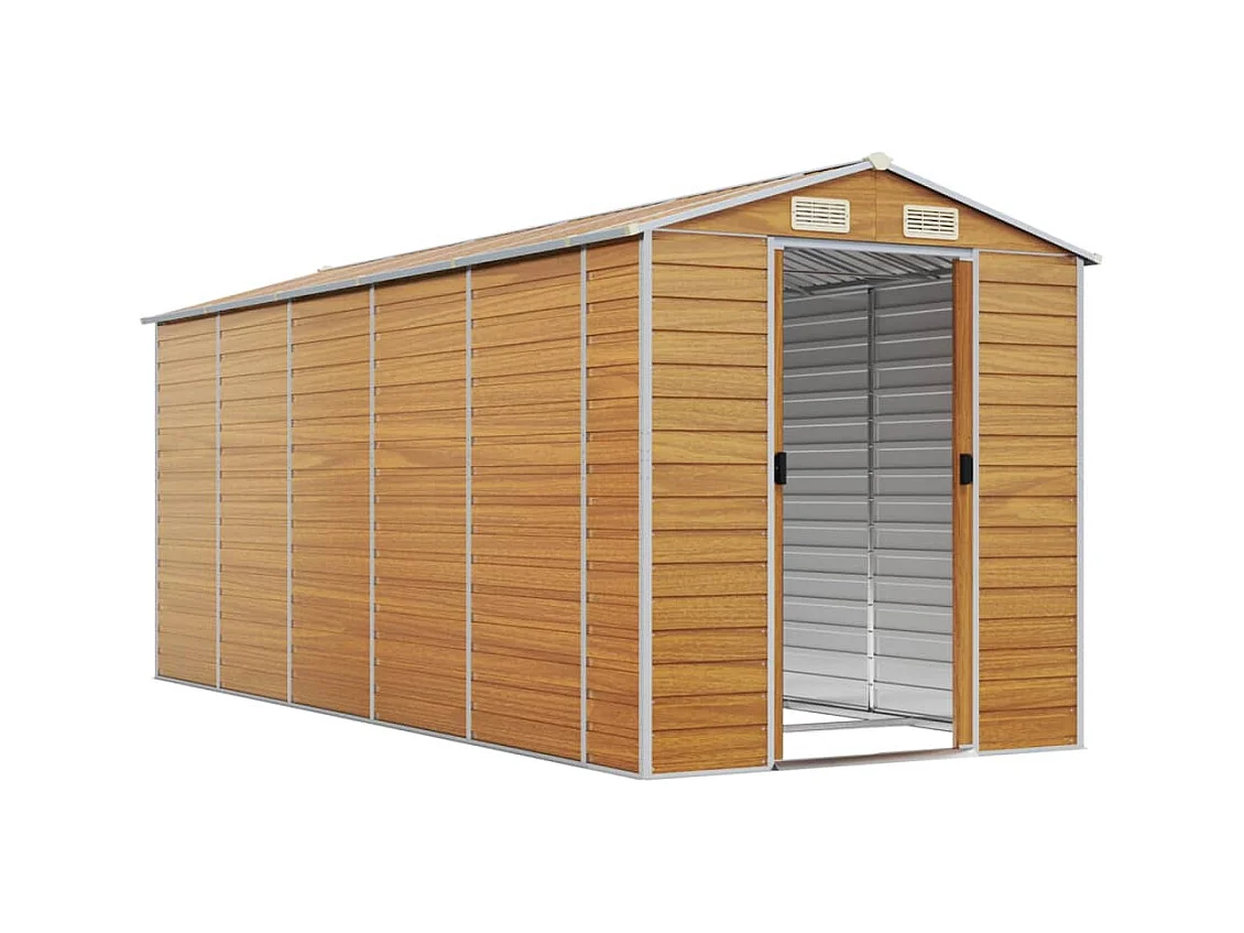 Abri de jardin cabane marron 191 x 470 x 198 cm 02_0022292