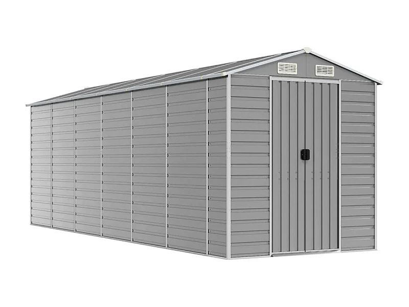 Abri de jardin cabane grise 191 x 555 x 198 cm 02_0022246