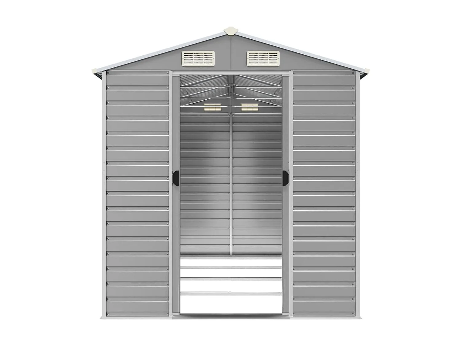 Abri de jardin cabane grise 191 x 385 x 198 cm 02_0022244