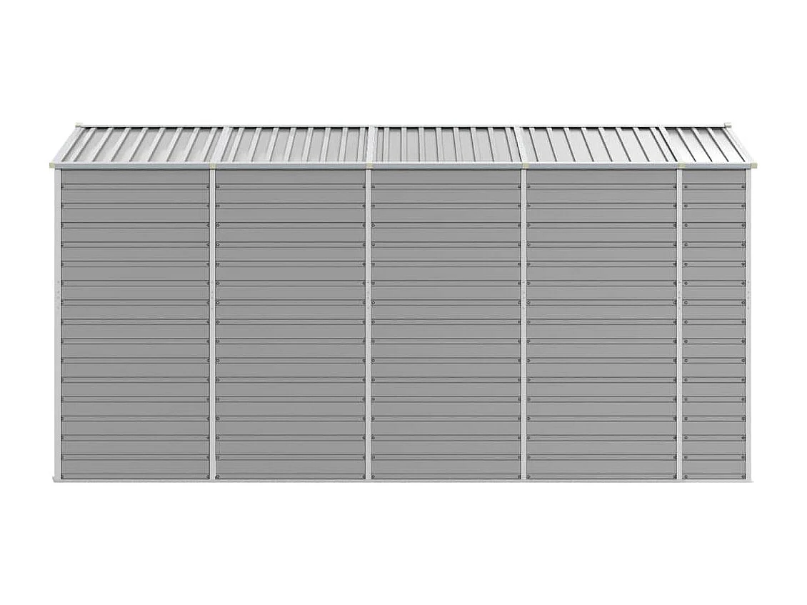 Abri de jardin cabane grise 191 x 385 x 198 cm 02_0022244