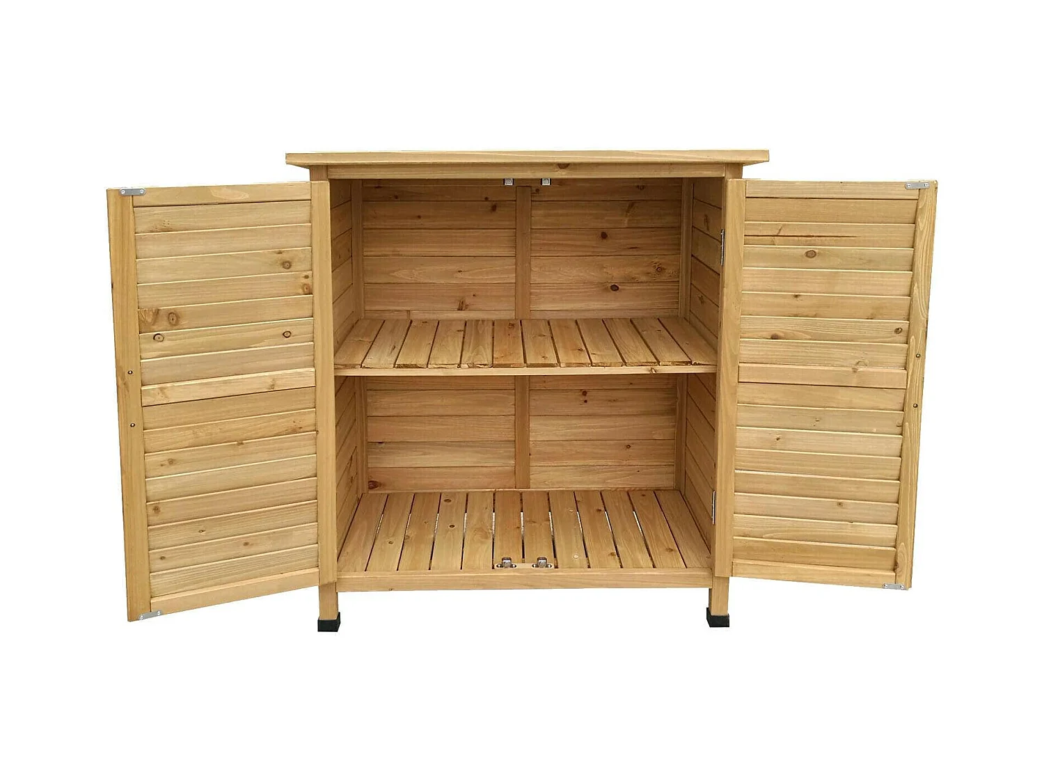 Cabane abri de jardin bois marron 87 x 46.5 x 91.6 cm 16_0002173