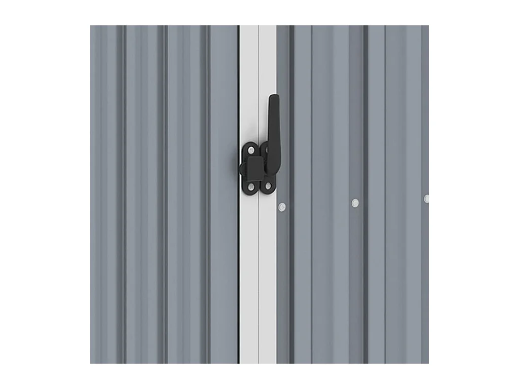 Abri de jardin cabane grise 87 x 98 x 159 cm 02_0022240