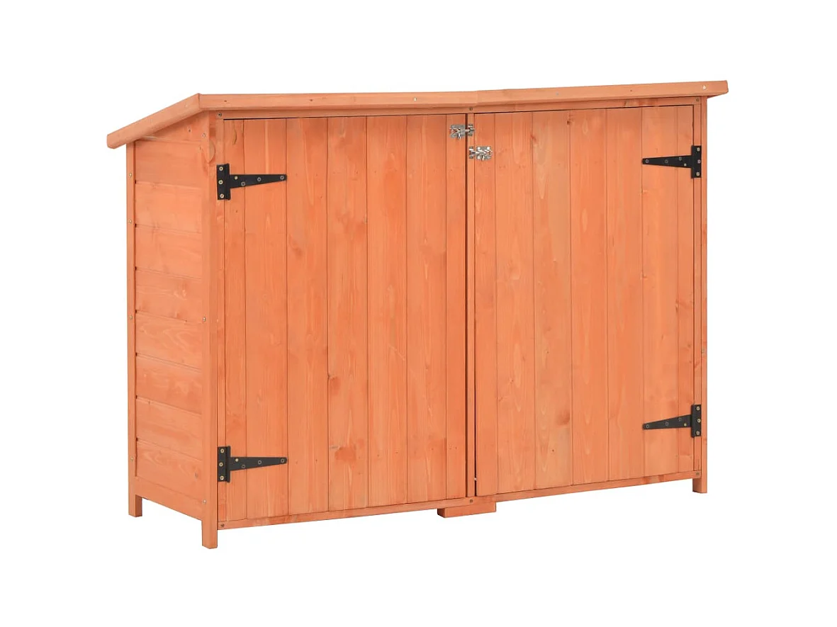 Abri de jardin cabane bois marron 128 x 42 x 91 cm 02_0022382