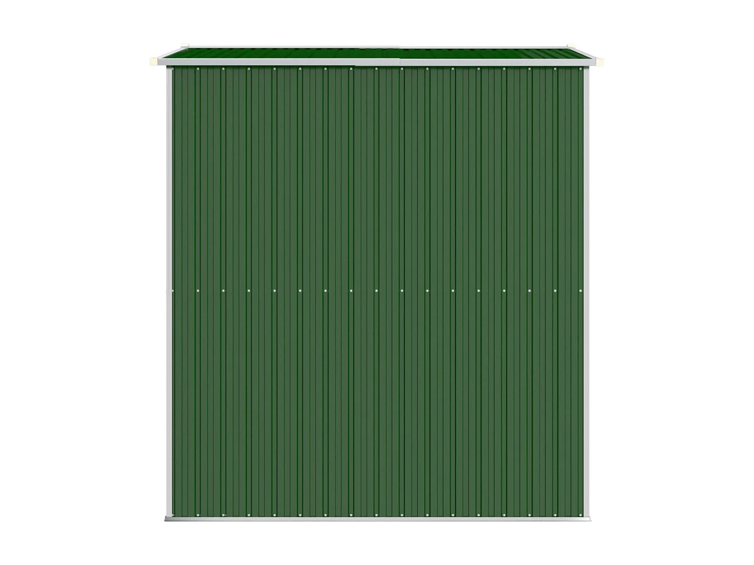 Abrigo de jardim, cabana, casa de armazenamento, galpão ao ar livre, ferramentas robustas 192 x 191 x 223 cm aço galvanizado verde 02_0022361
